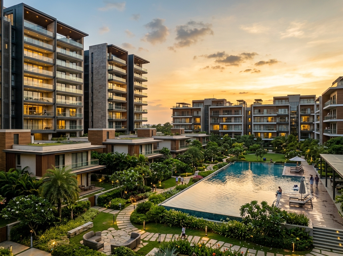 Modern luxury residential development in Bengaluru
